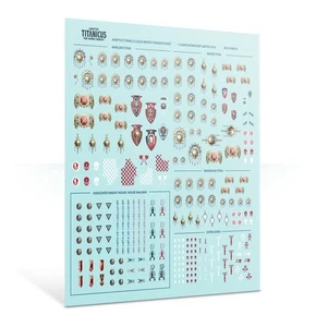 Adeptus Titanicus Legio Mortis Transfer Sheet - Foto 1 di 1