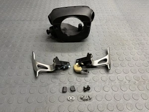 2007-15 Infiniti G35 G37 G37S Steering Wheel Paddle Shifter Shifters Column Trim - Picture 1 of 7