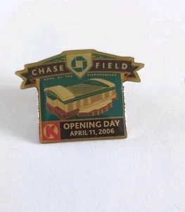 Chase Field Arizona Diamondbacks Opening Day April 11, 2006 Circle K lapel pin - Picture 1 of 6