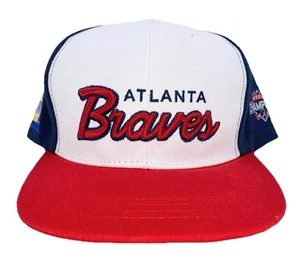 Cappello Atlanta Braves 2021 World Series Champions Berretto Snapback NAPA MLB Taglia Bambini - Foto 1 di 9