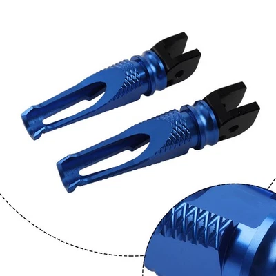 Clavijas de pie de pasajero azules para Ducati Monster 696/796/695/659 oscuro 749 999/S/R Foto 1 de 4