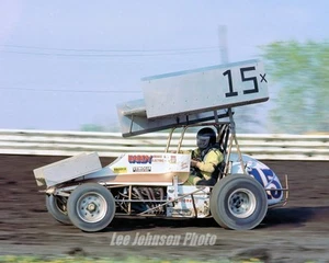 1981 Russ Racine 4x6 print Dirt Sprint Car Racing - Free Shipping - Picture 1 of 1