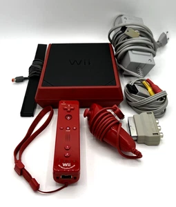 Nintendo Wii Mini Konsole RVL-201 Rot-Wii Motion Plus Inside Kontroller Nunchuck - Bild 1 von 4