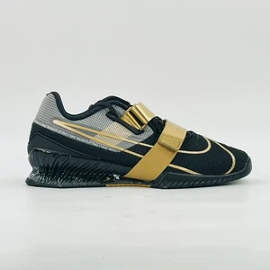 Nike Romaleos 4 'Black Metallic Gold' CD3463-001 Gym Multi Size - Picture 1 of 12
