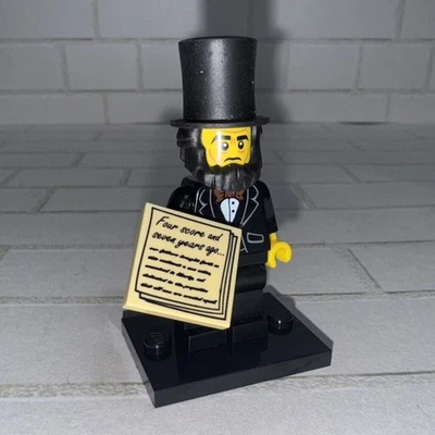 LEGO 71004 Movie Series Minifigure - Abraham Lincoln - New and Mint - Image 1 of 3