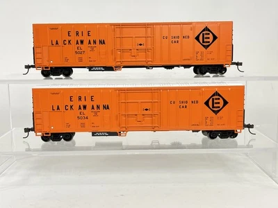 Athearn HO 2x Erie Lackawanna EL 57’ Mechanical Reefers #5027 & 5034 - Image 1 of 4