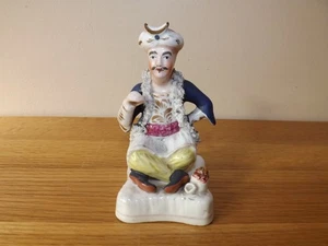 Antique Staffordshire Pottery Arabian Figure Circa 1850-1880 - Picture 1 of 7