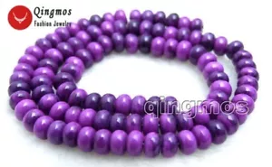 5 * 8 mm Rondelle púrpura sugilita cuentas sueltas para joyería haciendo hebra de bricolaje 15 '' - Imagen 1 de 6