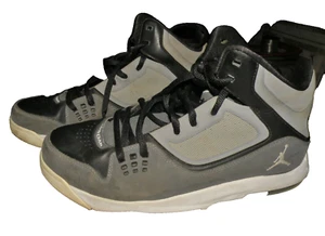 2012 Air JORDAN FLIGHT 23 RST Black Grey Cool Grey  Basketball SHOES Mens 9.5 - Picture 1 of 12