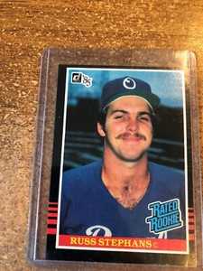1985 Donruss Baseball  # 42 Russ Stephans Rated Rookie RC