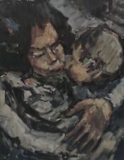 Clearance Sale Pickup Handover Painting Mother Child Signed