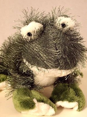 WEBKINZ FROG HM001 Woodland bean stuff animal 9" - Image 1 of 4