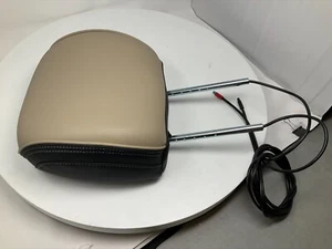 Paire - Jeu d'appuie-tête en cuir marron clair Vizualogic pour tablette 7" - Photo 1/9