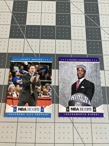 2012 Panini NBA Hoops Scott Brooks Thomas Robinson Cards