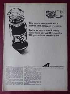 2/1968 PUB AVCO LYCOMING T53 GAS TURBINE ENGINE ORIGINAL AD - Picture 1 of 1