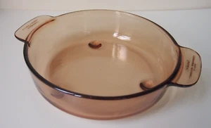 Vision Corning France Microwave Browner Amber Glass - no lid - FREEPOST UK - Picture 1 of 8