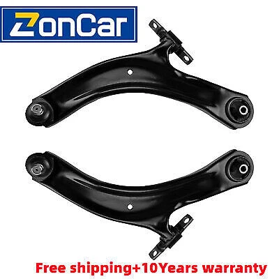 For 2008-2013 Nissan Rogue Front Left & Right Lower Control Arms W/ Ball Joints - Image 1 of 4