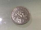 Singapore 50 Cents 1988 Circulated