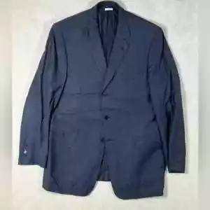 Brioni 42R Navy Stripe Suit MILLENIO 3 Button 2 Vent Fully Canvassed Italy Lux - Picture 1 of 16