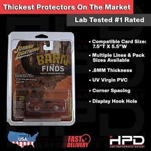 10 PACK HPD PROTECTOR CASE (JOHNNY LIGHTNING / AUTOWORLD) .8MM HEAVY DUTY - Picture 1 of 12