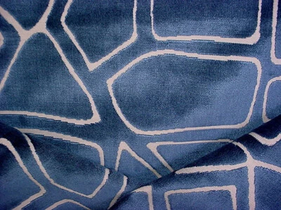 3-1/2Y Kravet 35508 Mural Velvet Geometric Velvet Drapery Upholstery Fabric - Image 1 of 4