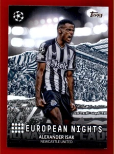 2023-24 Topps UEFA Club Competitions European Nights #EN20 Alexander Isak. - Picture 1 of 2