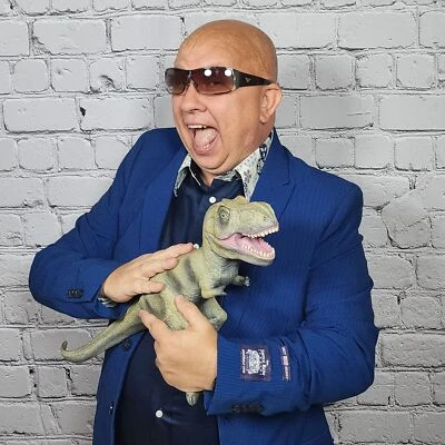 Savile Row Brixton Navy Blue Two Button Peak Lapel Jacket, Men's 40L NWT - Image 1 of 4