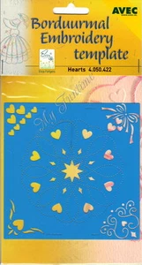 Prägeschablone / Embossing-Folder - Herzen - Bild 1 von 1