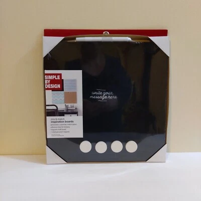 NEW Simple By Design Inspiration Board12" x12" Black & White - Image 1 of 4