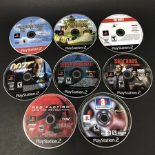PS2 Game Disc Lot Auto Modellista, Robin Hood, James Bond Tony Hawk, Red Faction