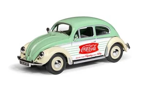1:43 Volkswagen (VW) Beetle -- Coca-Cola Green/White -- Corgi - Picture 1 of 4