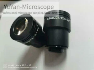 1 par de oculares usados con microscopio Olympus GSWH20X/12,5 - Imagen 1 de 2