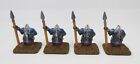Crystal Caste eM-4 Miniatures: 28mm - Dwarf with Spear LOOSE PAINTED BASED