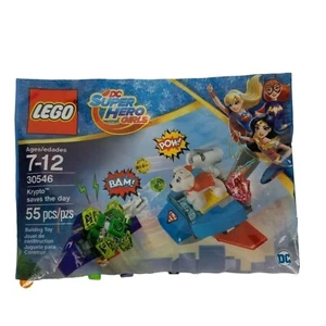Lego DC Comics Superhéroe Niñas Crypto Ahorra El Día 30546 Bolso 55 Piezas Perro Nuevo - Imagen 1 de 12