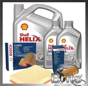 FITS NISSAN NP300 NAVARA 2.3 SERVICE KIT - BOSCH AIR OIL FILTERS & 7L SHELL OIL - Picture 1 of 7