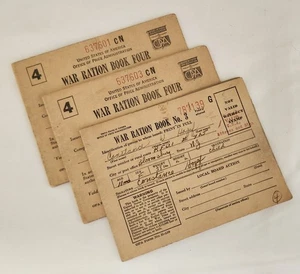 libri razioni di guerra set di 3 seconda guerra mondiale USA - Foto 1 di 7