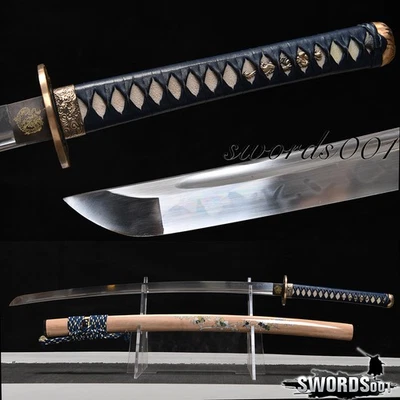 Accesorios de latón Katana samurai japonesa espada llama Hamon T10 acero arcilla templado Foto 1 de 4