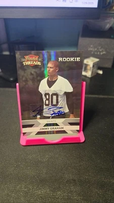 2010 Panini Threads - Rookie Jimmy Graham #245 Silver Signatures /499 - Image 1 of 2