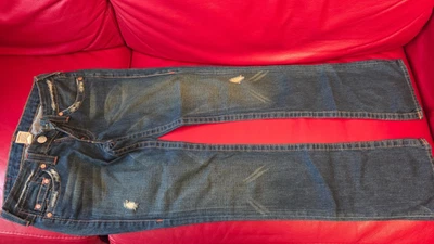 True Religion womens blue jeans size 8 uk 27 - Image 1 of 4