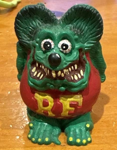 Rat Fink 2” Figure Ed Roth Big Daddy 2001 Rare Figure John 3:16 I Love You PVC - Picture 1 of 8