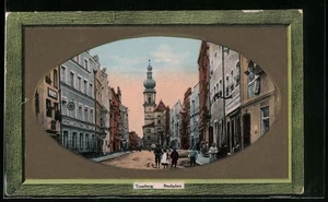 Ansichtskarte Trostberg, Ortspartie mit Stadtplatz  - Picture 1 of 2