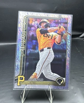 2025 Topps Series 1 Sand Glitter - 168 Connor Joe Pirates - Image 1 of 3