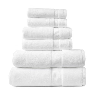 100% Organic Zero-Twist Cotton Towels - Luxury Bath Towels - Ultra Soft & Plu... - Picture 1 of 5