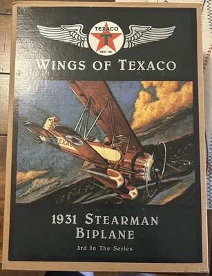 ERTL 1931 Stearman Biplano Diecast Modelo, 3º en Serie, Nuevo Foto 1 de 3