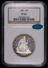 1880 Half Dollars Liberty Seated NGC PF-63 CAC Proof