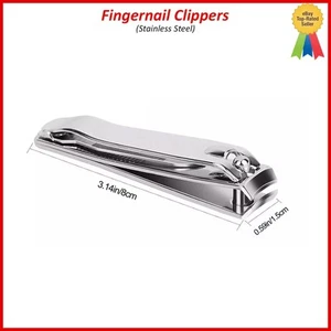 Professional Stainless Steel Toe Nail Clippers Straight Cut Style - Picture 1 of 3
