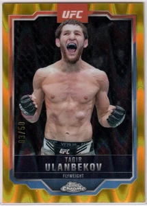UFC - 2025 Topps Cromo - Tagir Ulanbekov - Serializado (03/50) Refracto Onda Dorada - Imagen 1 de 2