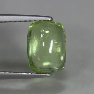 2,70 quilates_piedras preciosas sueltas_cabujón peridoto verde 100 % natural sin calefacción_Pakistán - Imagen 1 de 3