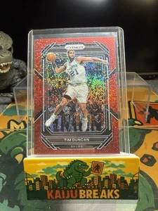 Prizm Tim Duncan Prizms Red Sparkle #293 Spurs 2022-23 - Imagen 1 de 2