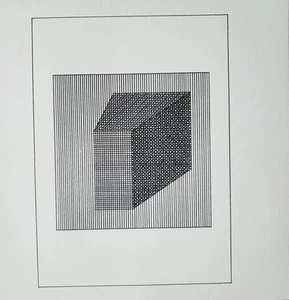 Serigrafía/Placa Serigrafía Original Sol LeWitt XII de "Ficciones" 1984 con doc - Imagen 1 de 5